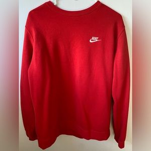 Nike PullOver, Large, Red